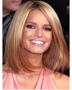 Short mixed-color lace human hair bob wig about 12 inches Short mixed-color lace human hair bob wig about 12 inches