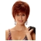 Fashionable Auburn Layered Straight Short Wigs