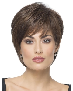 Brown Straight Short Synthetic Wigs Brown Straight Short Synthetic Wigs