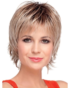 Sleek Straight Boycuts Blonde Short Wigs Sleek Straight Boycuts Blonde Short Wigs