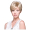 Fashionable Monofilament Boycuts Blonde Wigs For Cancer