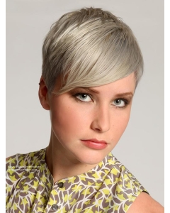 Grey Silver Straight Short Lace Front Wigs Grey Silver Straight Short Lace Front Wigs