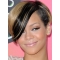 Rihanna Latest Trend Short Straight Full Lace Boy Cut Human Hair Wig with Bangs