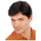 Flexibility Monofilament Straight Short Men Toupees