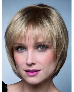 New Blonde Straight Short Capless Synthetic Women Wigs New Blonde Straight Short Capless Synthetic Women Wigs