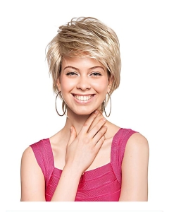 Trendy Blonde Straight Short Capless Synthetic Women Wigs Trendy Blonde Straight Short Capless Synthetic Women Wigs
