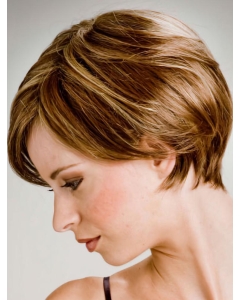 Hot Straight Short Blonde Boycuts High Quality Capless Synthetic Women Wigs Hot Straight Short Blonde Boycuts High Quality Capless Synthetic Women Wigs