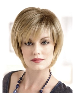 Brown Short Straight Cute Lace Front Human Hair Lady Wigs  Brown Short Straight Cute Lace Front Human Hair Lady Wigs