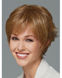 Elegant Blonde Boycuts Straight Short Capless Synthetic Women Wigs Elegant Blonde Boycuts Straight Short Capless Synthetic Women Wigs