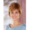 Comfortable Auburn Straight Short Petite Capless Synthetic Women Wigs