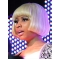 Style Blonde Straight Short Capless Synthetic Women Nicki Minaj Wigs