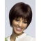 No-fuss Brown Straight Short Mono Synthetic Women Bob Wigs