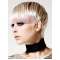 Young Fashion Dip Silver Straight Short Capless Human Hair Women Wigs