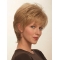  Blonde Straight Short Fashionable Capless Synthetic Women Wigs
