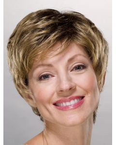 Graceful Blonde Straight Short Caplelss Classic Synthetic Women Wigs Graceful Blonde Straight Short Caplelss Classic Synthetic Women Wigs