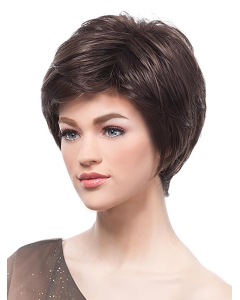 Monofilament Polite Boycuts Straight Short Lace Front Synthetic Women Wigs Monofilament Polite Boycuts Straight Short Lace Front Synthetic Women Wigs