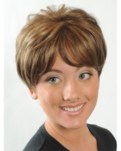 Trendy Auburn Straight Short Capless Synthetic Women Wigs Trendy Auburn Straight Short Capless Synthetic Women Wigs