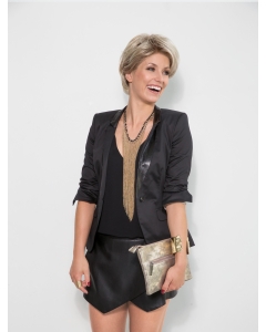 Top Blonde Straight Short Lace Front Synthetic Women Wigs Top Blonde Straight Short Lace Front Synthetic Women Wigs