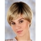 Blonde Faddish Layered Straight Short Capless Synthetic Women Wigs