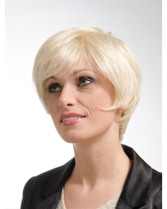 Great Straight Short Blonde Layered Lace Front Synthetic Women Wigs Great Straight Short Blonde Layered Lace Front Synthetic Women Wigs