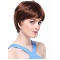Nice Auburn Boycuts Straight Short Capless Synthetic Women Wigs