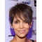 Straight Brown Lace Front Short Boycuts Halle Berry Wigs