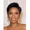 Straight Black Lace Front Short Boycuts Jennifer Hudson Wigs