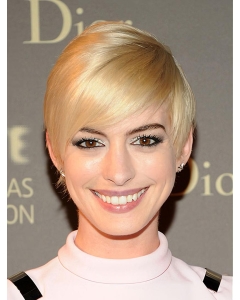 Straight Blonde Lace Front Short Boycuts Anne Hathaway Wigs Straight Blonde Lace Front Short Boycuts Anne Hathaway Wigs