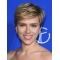 Straight Short Blonde Lace Front Synthetic Scarlett Johansson Women Wigs