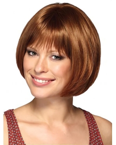No-fuss Auburn Straight Short Capless Synthetic Women Bob Wigs No-fuss Auburn Straight Short Capless Synthetic Women Bob Wigs