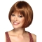 No-fuss Auburn Straight Short Capless Synthetic Women Bob Wigs