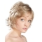 Blonde Straight Monofilament Synthetic Natural Short Women Wigs