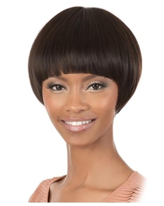 Glamorous Brown Straight Short Capless Human Hair Women African American Wigs Glamorous Brown Straight Short Capless Human Hair Women African American Wigs