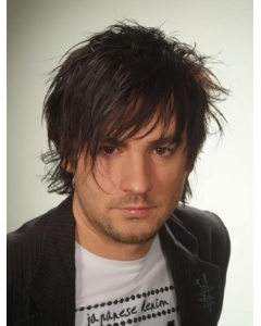 Good Brown Straight Short Mono Human Hair Men Wigs Good Brown Straight Short Mono Human Hair Men Wigs