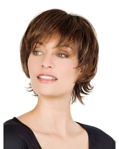 Lace Front Graceful With Bangs Straight Short Human Hair Women Wigs Lace Front Graceful With Bangs Straight Short Human Hair Women Wigs