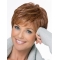 Brown Great Monofilament Straight Short Synthetic Women Wigs