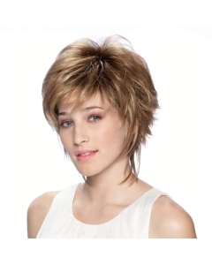 Blonde Pleasing Layered Straight Short Capless Synthetic Women Wigs Blonde Pleasing Layered Straight Short Capless Synthetic Women Wigs