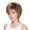 Blonde Pleasing Layered Straight Short Capless Synthetic Women Wigs