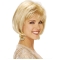 Trendy Blonde Straight Short Capless Classic Synthetic Women Wigs