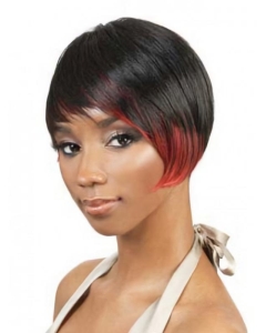 Black Straight Short Capless Synthetic Tempting Women Wigs Black Straight Short Capless Synthetic Tempting Women Wigs