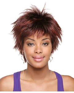 Tempting Red Straight Short Capless Synthetic African American Women Wigs Tempting Red Straight Short Capless Synthetic African American Women Wigs
