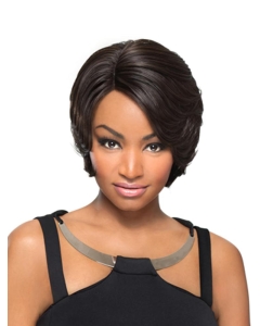 Durable Black Straight Short Without Bangs Capless Synthetic Women African American Wigs Durable Black Straight Short Without Bangs Capless Synthetic Women African American Wigs