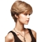 Best Blonde Straight Short Monofilament Synthetic Women Wigs