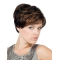 Monofilament Fashionable With Bangs Straight Short Wigs