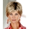 Blonde Wholesome Layered Straight Short Capless Synthetic Women Wigs