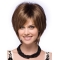 Comfortable Brown Straight Short Capless Synthetic Women Bob Wigs