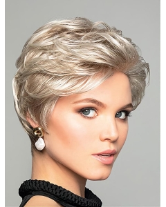 6" Short Wavy Platinum Blonde Synthetic Without Bangs Fabulous Lace Front Wigs 6" Short Wavy Platinum Blonde Synthetic Without Bangs Fabulous Lace Front Wigs