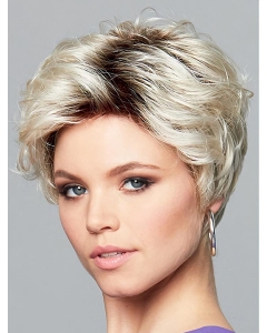 Wavy Boycuts Ombre/2 tone Boycuts  Monofilament Synthetic Trendy Women Wigs Wavy Boycuts Ombre/2 tone Boycuts  Monofilament Synthetic Trendy Women Wigs