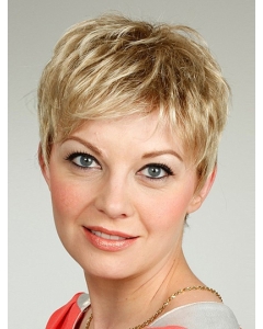 Short Wavy Capless Synthetic  Elderly Lady Wigs Short Wavy Capless Synthetic  Elderly Lady Wigs