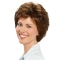 Short Brown Wavy 10" Capless Classic Synthetic Women Wigs